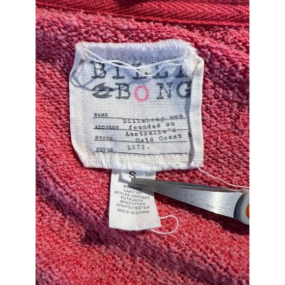 Vintage Billabong Hoodie Y2K Full Zip Logo Surfer VSCO Beachy Cali Girl Retro - Picture 6 of 6